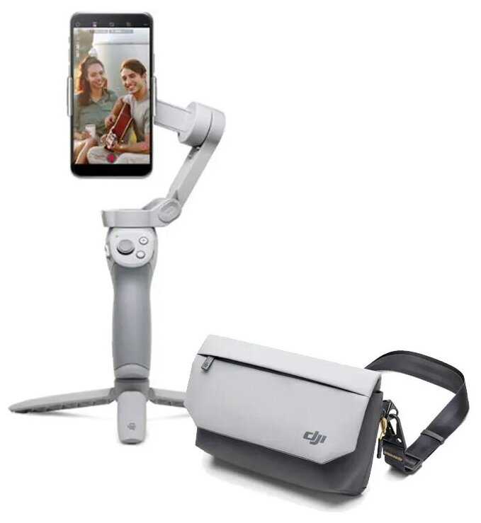 Электрический стабилизатор DJI Osmo Mobile 4 Bundle + сумка фотография 1