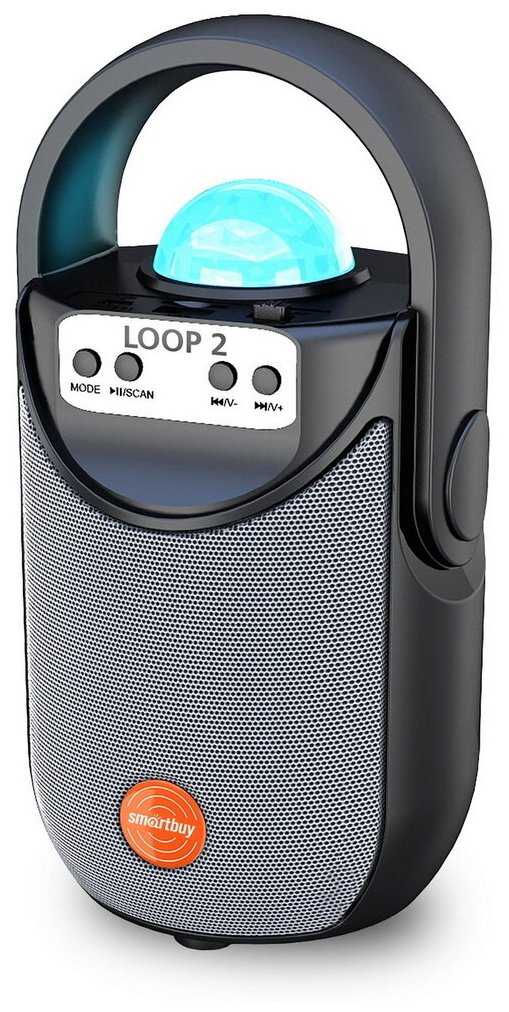 Портативная колонка SmartBuy LOOP 2, 5 Вт, Bluetooth, MP3, FM-радио (SBS-5060), черная фотография 2