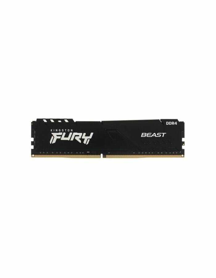 Оперативная память Kingston FURY Beast 8 ГБ DDR4 DIMM CL19 (KF437C19BB/8) фотография 2