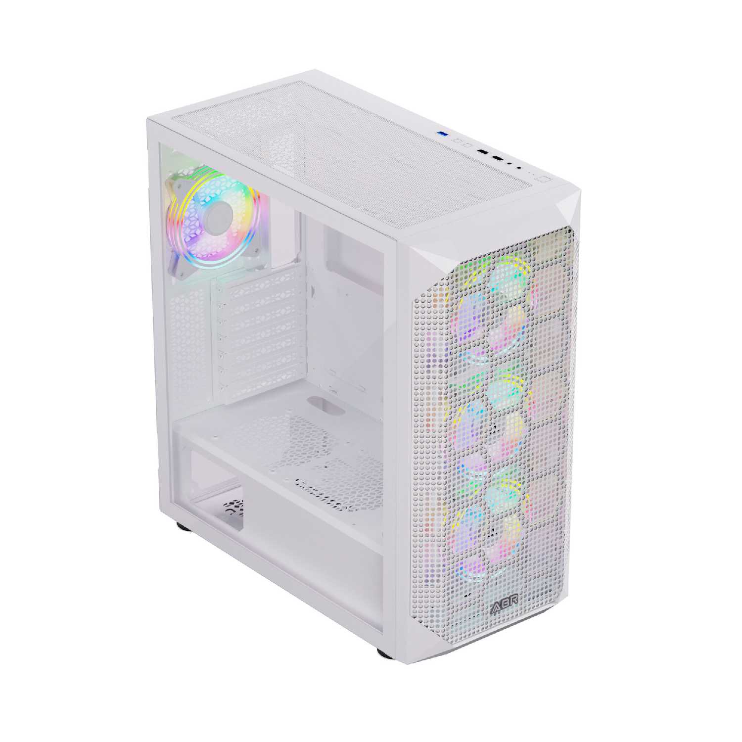 Компьютерный корпус ABR Quantum Black (1USB Type-C, 2USB 2.0, HD Audio, 4xRGB Fan, ATX, E-ATX) фотография 23
