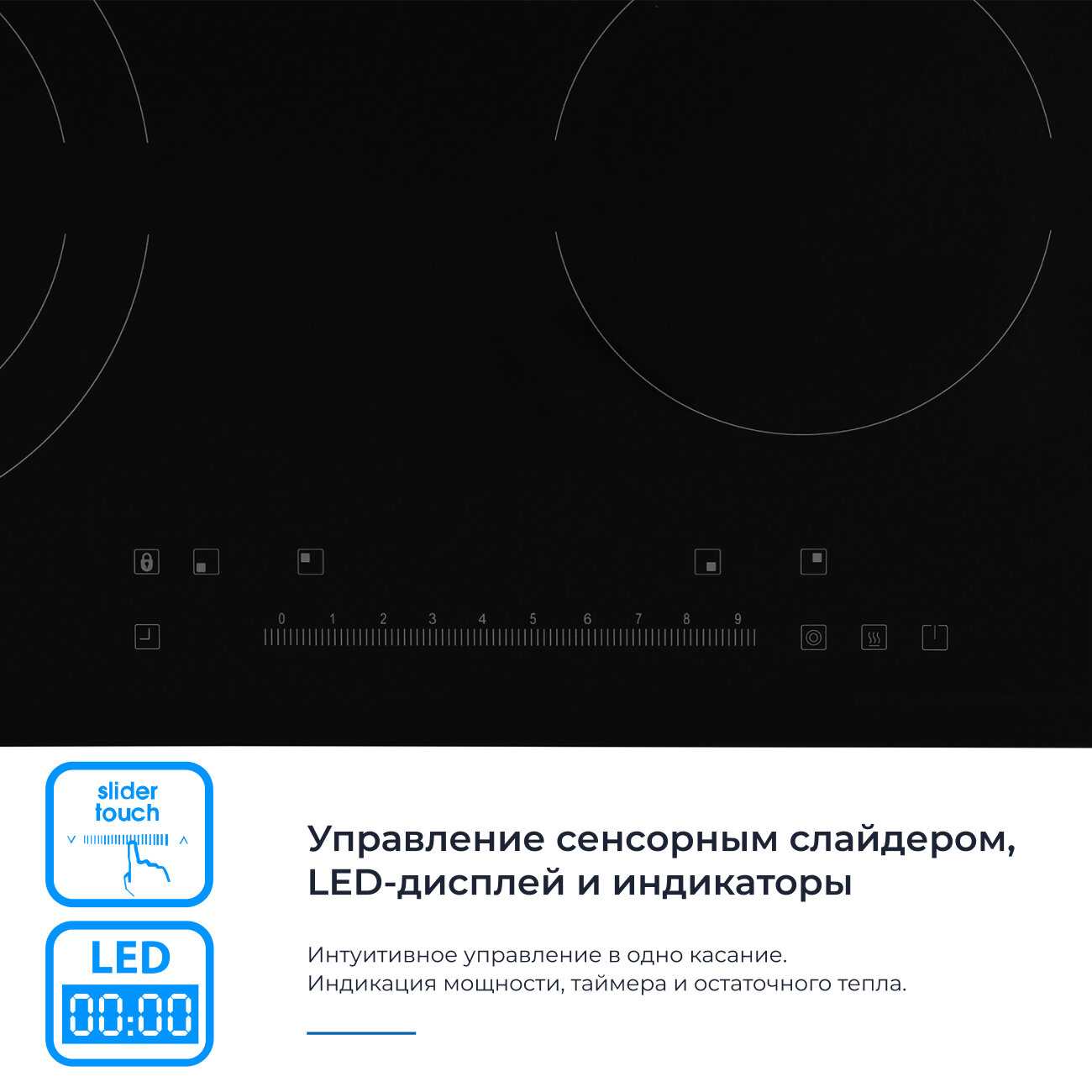 Варочная панель электрическая Zugel ZEH607B фотография 3