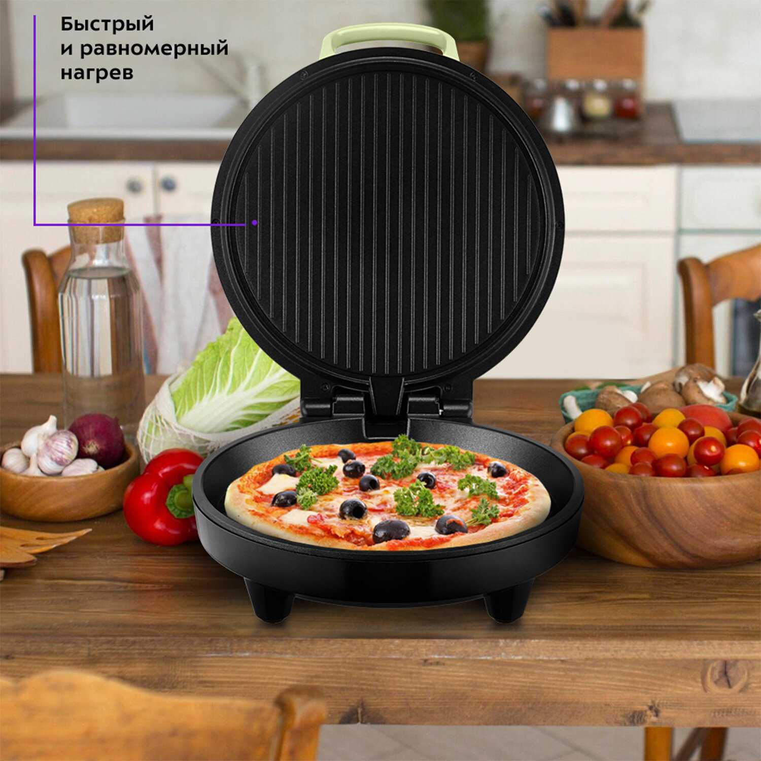Пиццамейкер Kitfort Пиццамейкер (КТ-3681) фотография 2