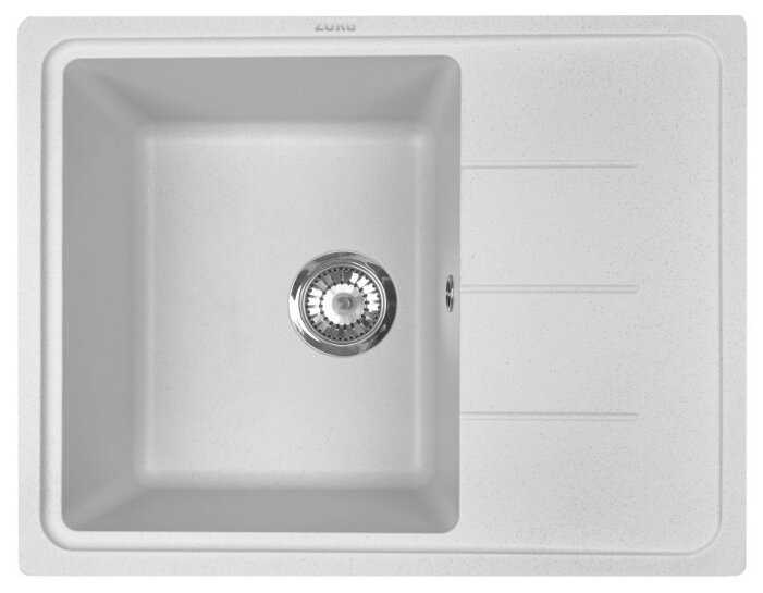 Врезная кухонная мойка ZorG Sanitary Torino 62, 50х61.5см, искусственный гранит фотография 4