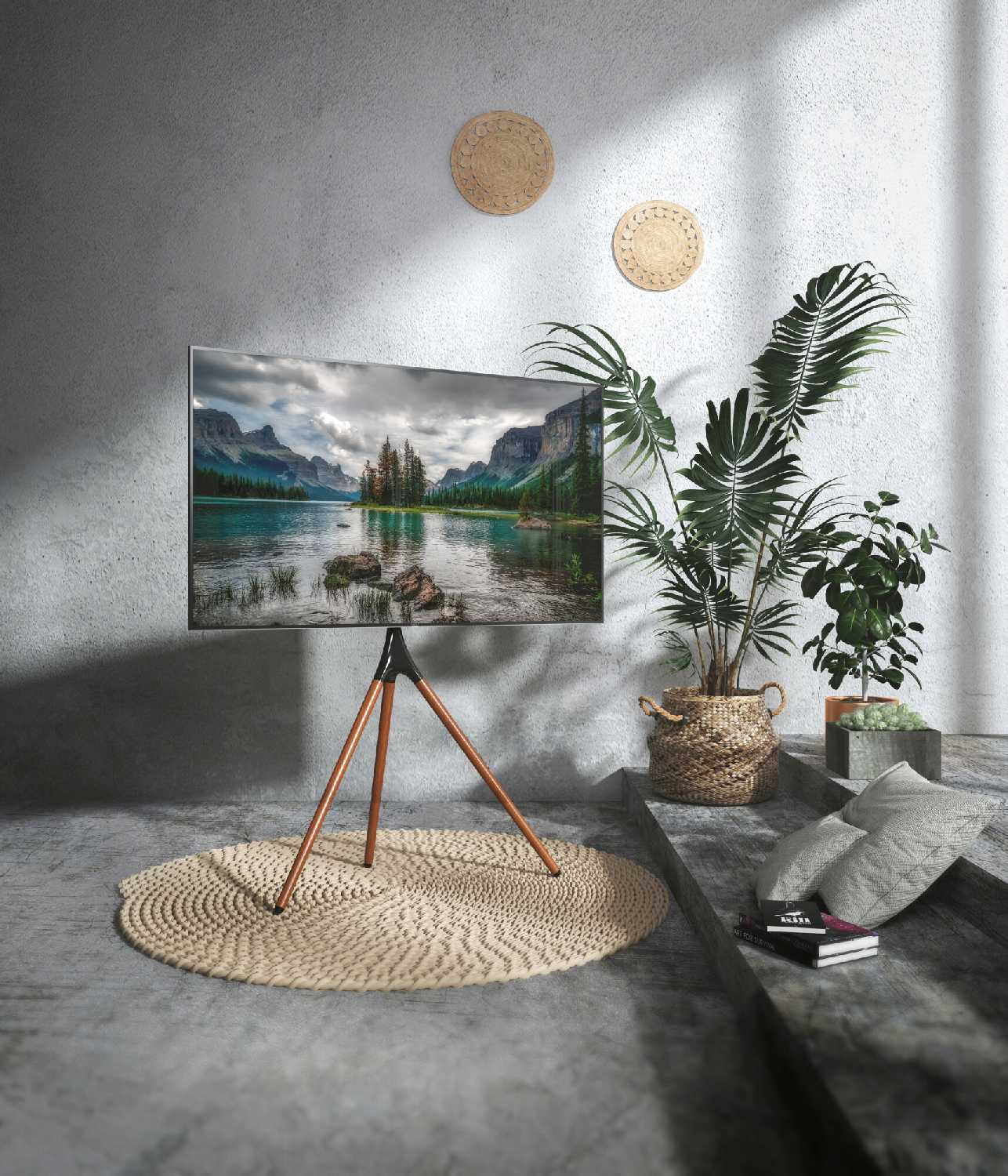 Подставка для телевизора Cactus CS-ST1246BKWN [45-65