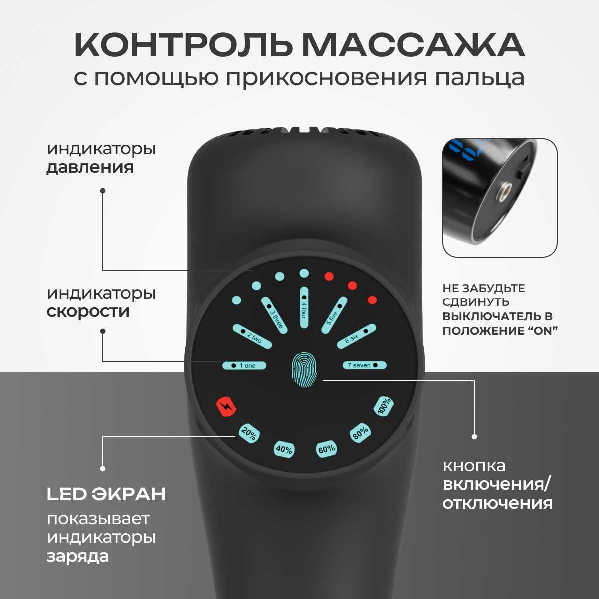 Перкуссионный массажер Массажер для шеи и плеч электрический фотография 33