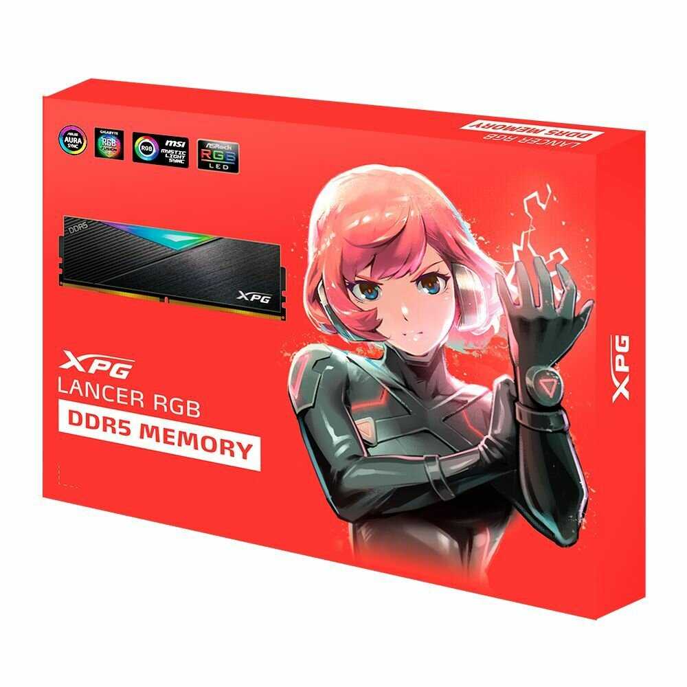 Модуль памяти ADATA XPG Lancer RGB (AX5U6400C3232G-DCLARBK) фотография 6