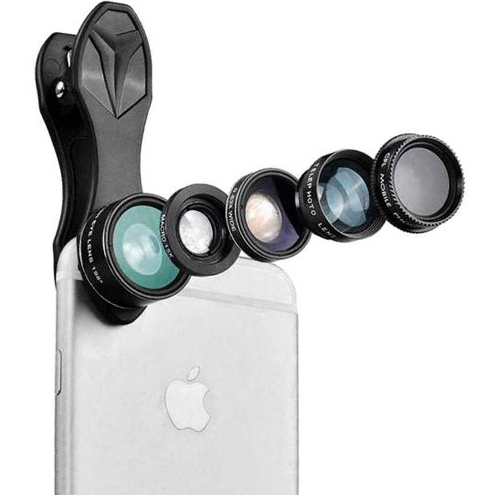 Комплект объективов Apexel 5-in-1 DG5H (APL-DG5H) фотография 11