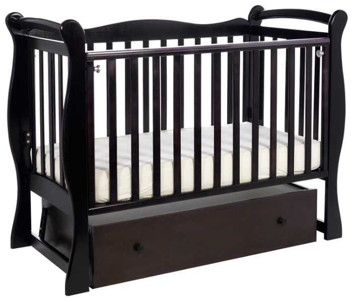 Кроватка SWEET BABY Dolce Vita, классическая, поперечный маятник фотография 3