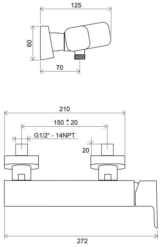 Смеситель Ravak TD 032.00/150 фотография 5