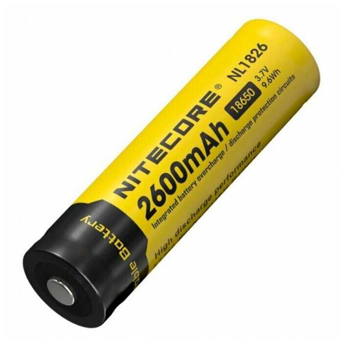 Аккумулятор Li-Ion 2600 мА·ч 3.7 В Nitecore NL1826/NL186