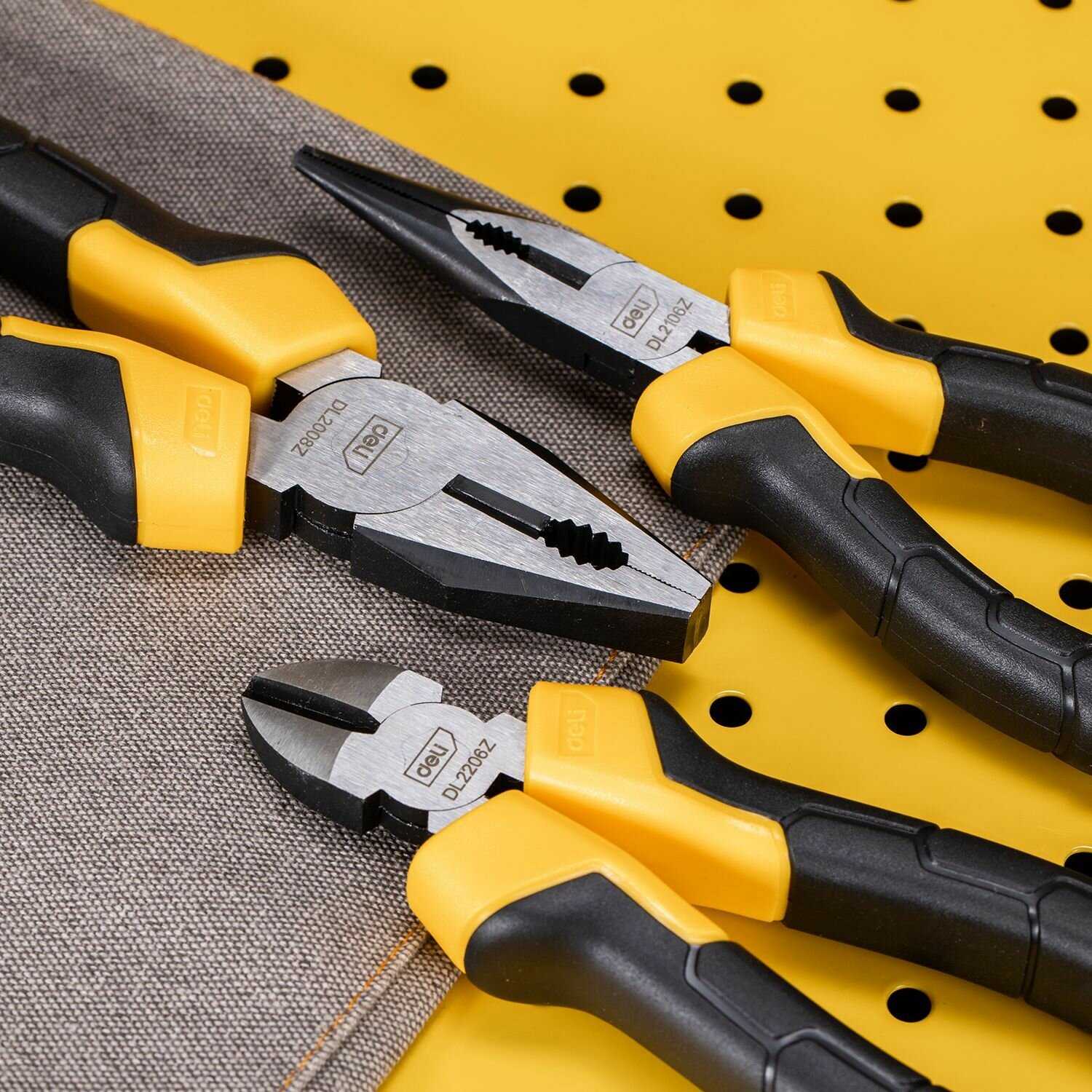 Набор плоскогубцев Deli DL2008Z-3 фотография 3