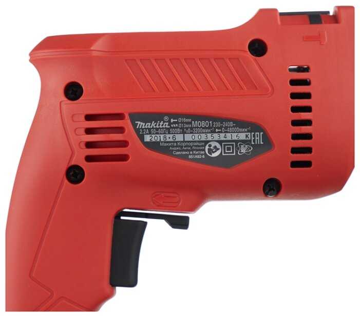 Ударная дрель Makita M0801 фотография 7