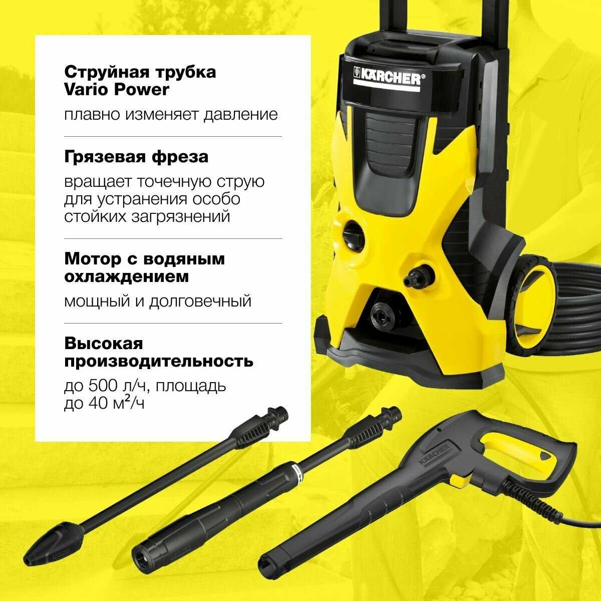 Мойка высокого давления KARCHER K 5 Basic (1.180-580.0) фотография 15
