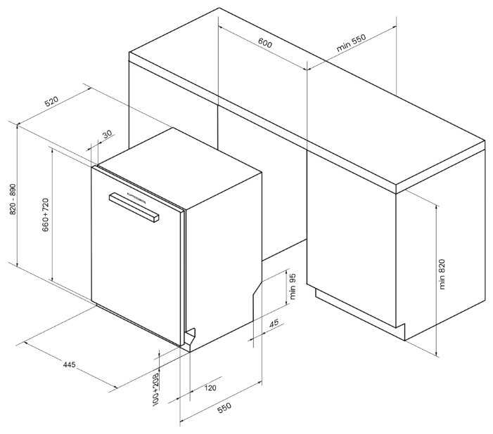 Посудомоечная машина Kuppersberg GL 4588 фотография 8