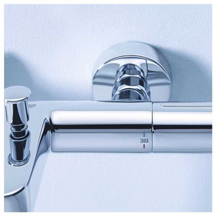 Термостат для душа Grohe Grohtherm 1000 Cosmopolitan 34215002, вентильный фотография 3