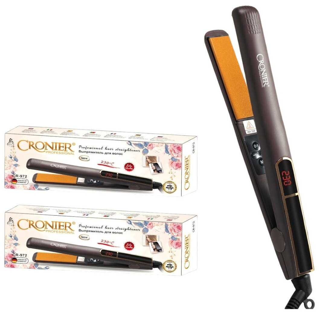 Выпрямитель для волос CR-972 / щипцы для волос/ плойка для волос фотография 5
