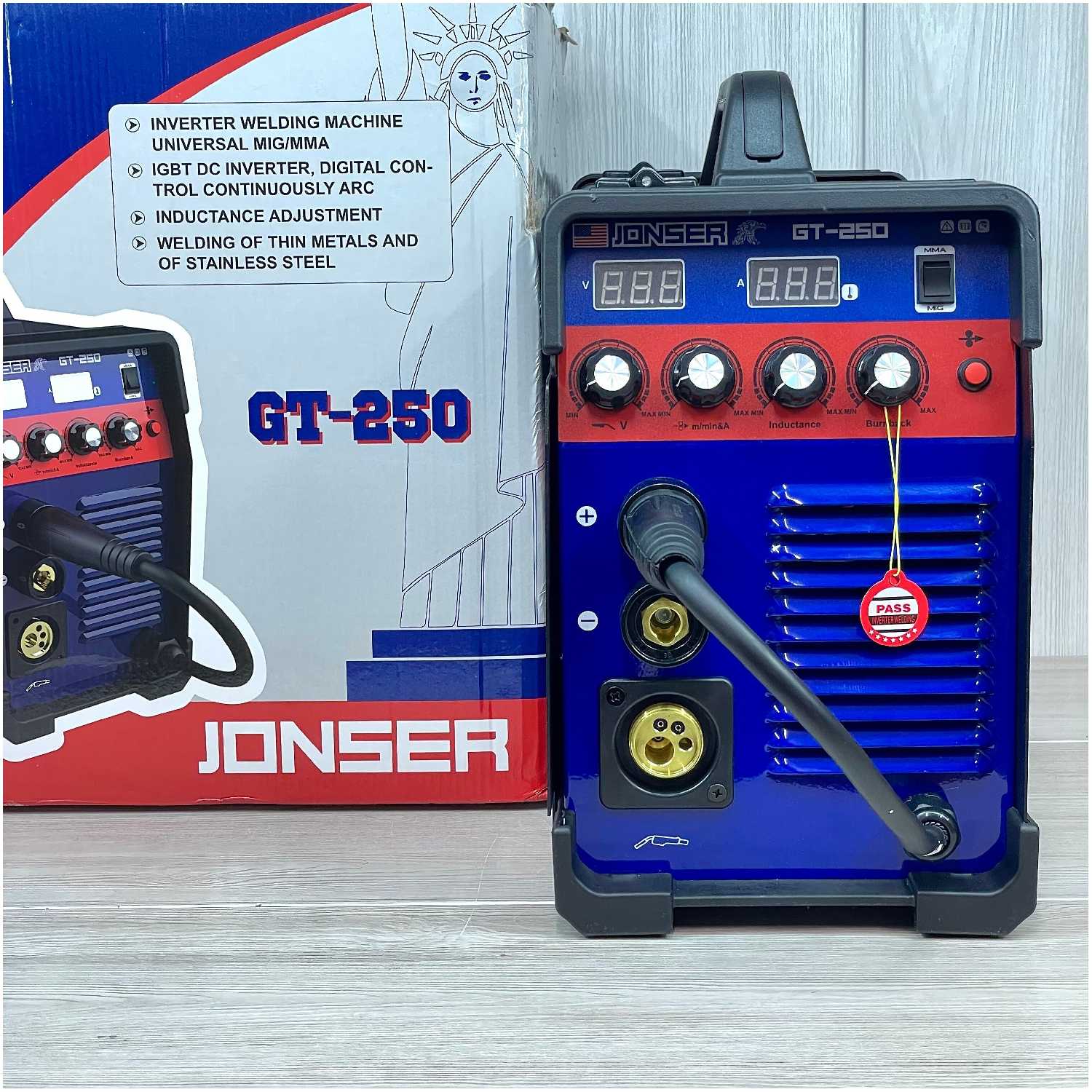 Сварочный полуавтомат инверторный Jonser GT-250. Инверторный полуавтомат/сварочный аппарат фотография 9