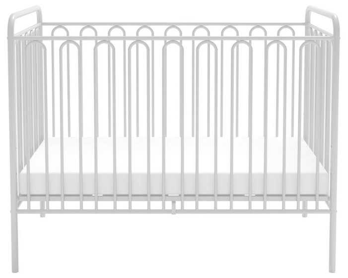 Кроватка Polini Vintage 150 металлическая, черный фотография 3