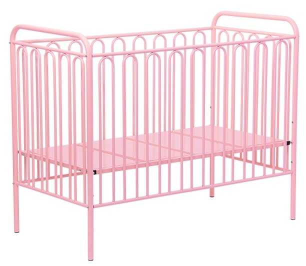 Кроватка Polini Vintage 150 металлическая, черный фотография 4