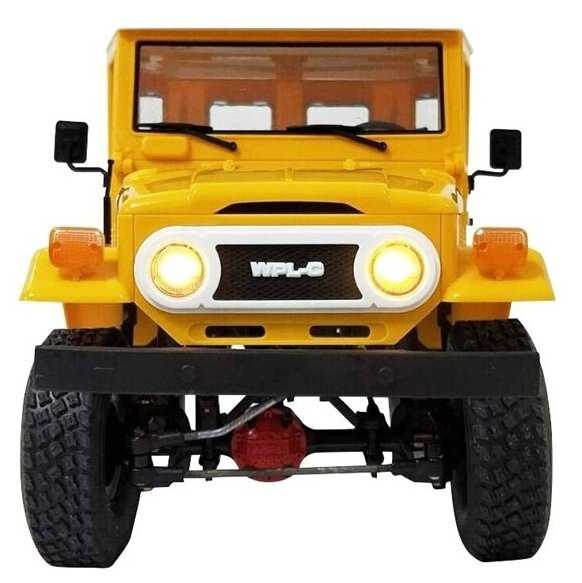 Радиоуправляемый внедорожник WPL Buggy Crawler RTR 4WD масштаб 1:16 2.4G - WPLC-34-Yellow фотография 2