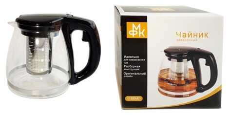 Чайник стеклянный 1100 мл