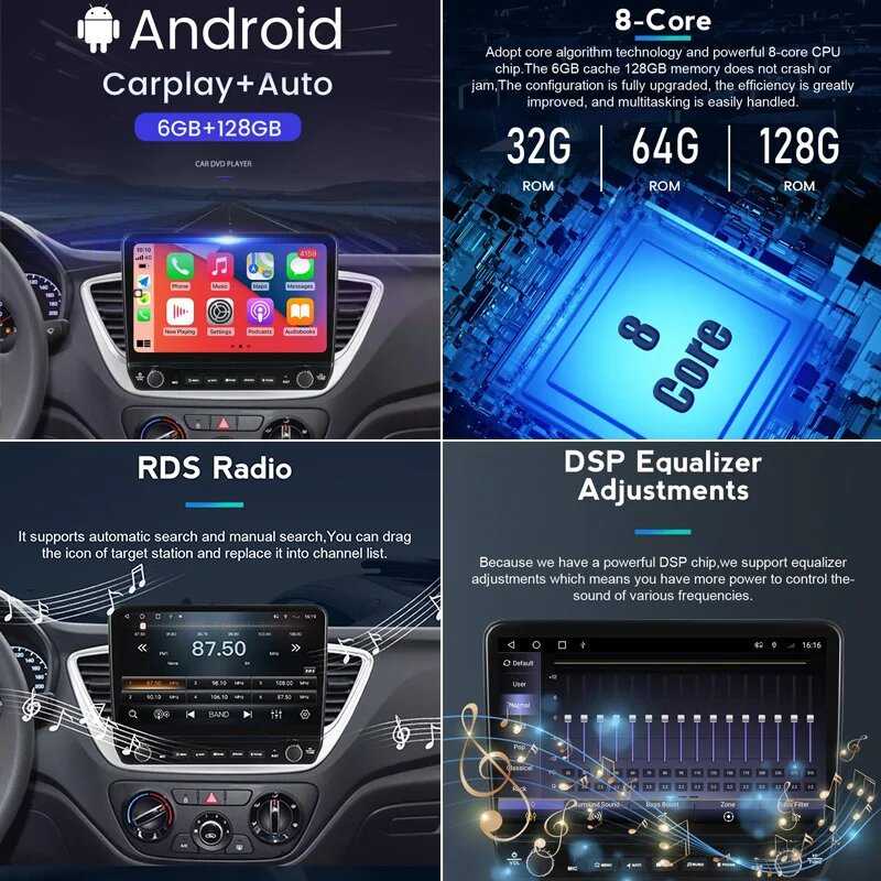 Автомобильный радиоприемник Hyundai Автомобильный радиоприемник (HY56DW1) фотография 2