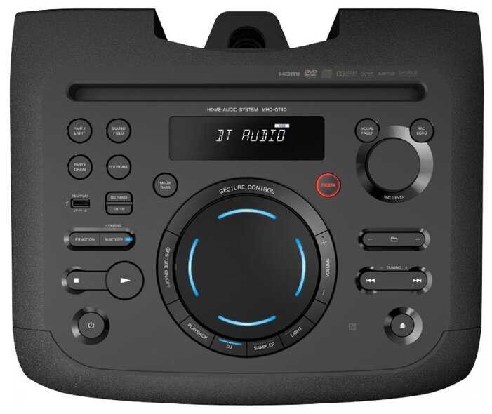 Музыкальный центр Sony MHC-GT4D фотография 4