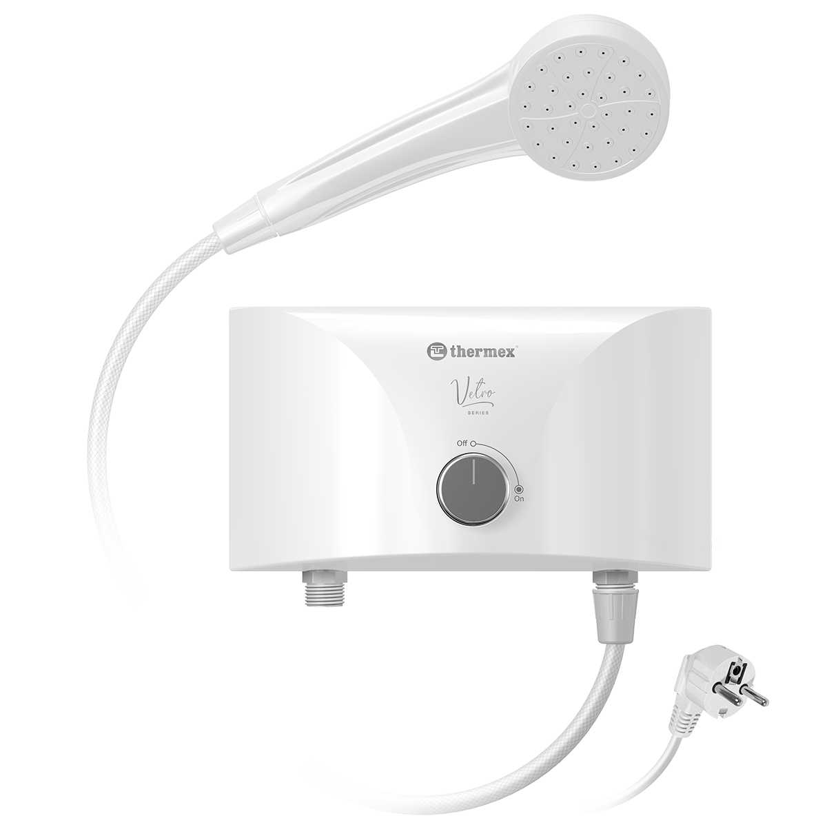 Электроводонагреватель проточный THERMEX Vetro 3500 shower фотография 1