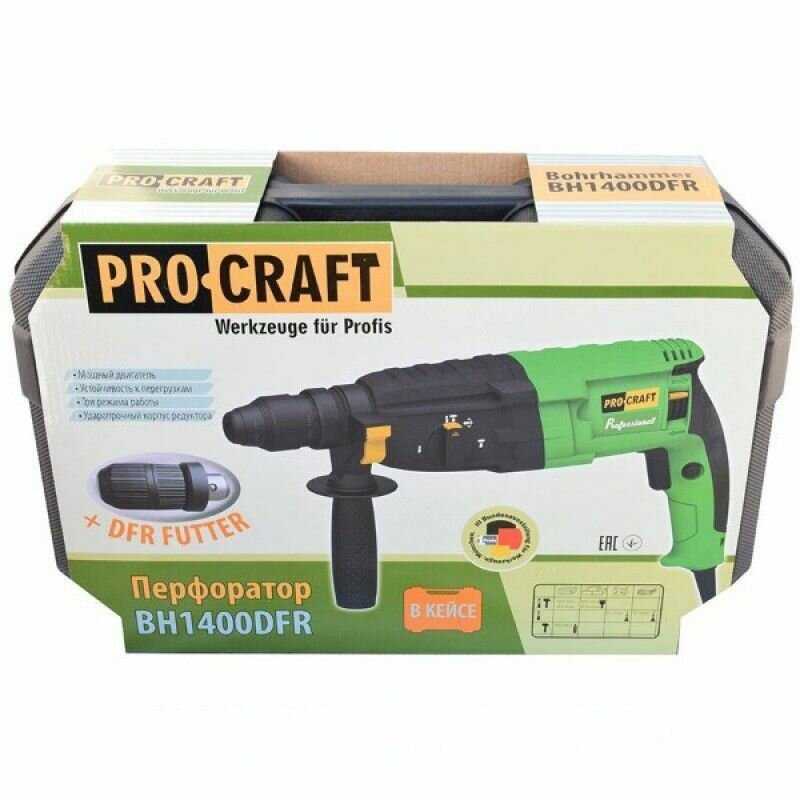 Перфоратор ProСraft BH1400DFR фотография 5