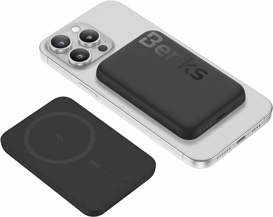 Магнитный аккумулятор с беспроводной зарядкой Benks MP10 Mini Wireless Power Bank (6000 mAh) фотография 1