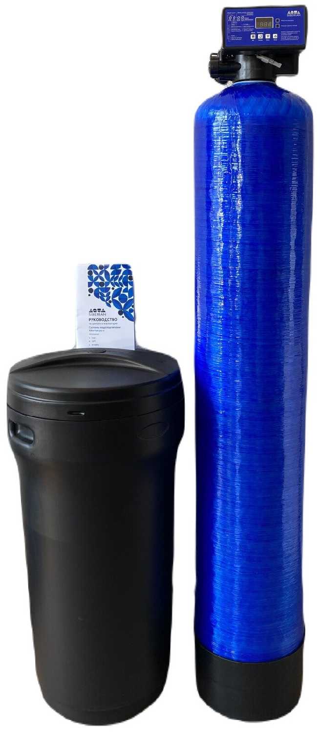 Магистральный фильтр для воды из скважин SiberianAqua1054, фильтр для скважины, автоматический клапан RunXin F116Q3, водоочиститель 1400 л/ч фотография 3