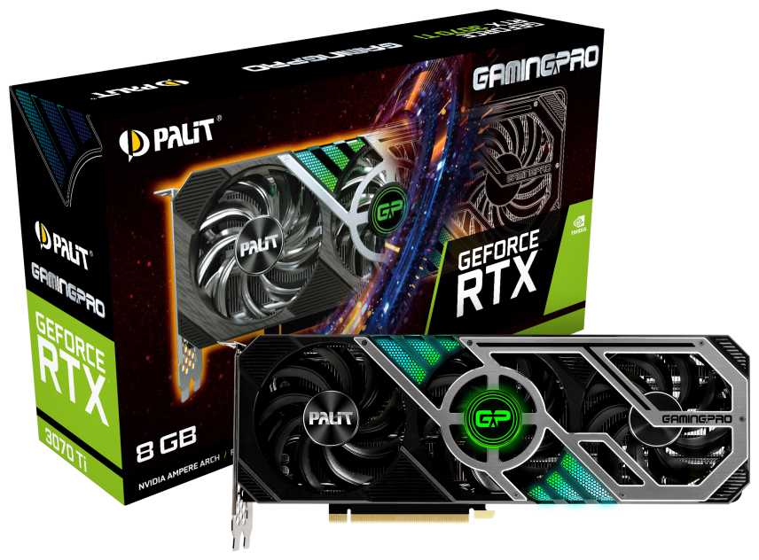 Видеокарта Palit GeForce RTX 3070 Ti GamingPro 8GB (NED307T019P2-1046A) фотография 11