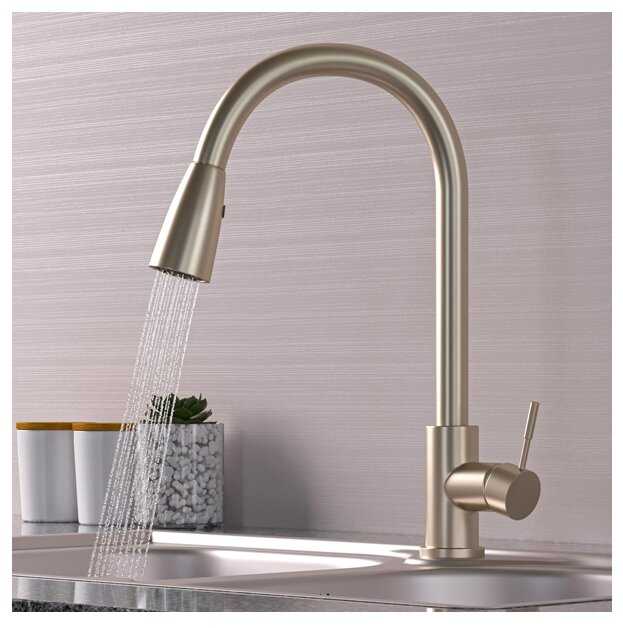 Смеситель для кухни (мойки) Mixline MLSS-0323, рычажный фотография 1