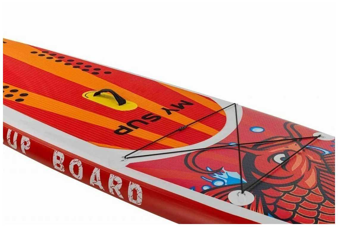Сап борд полный комплект 350х84х15 / Sup board KOI 11.6 надувной для серфинга с веслом фотография 17