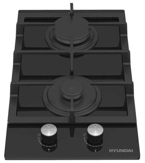 Варочная поверхность газовая Hyundai HHG 3235 BG, 30 см фотография 4
