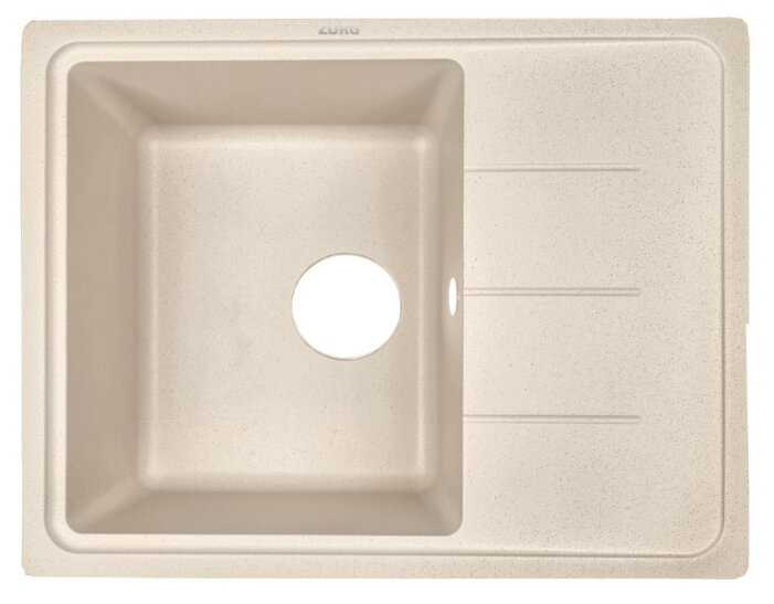 Врезная кухонная мойка ZorG Sanitary Torino 62, 50х61.5см, искусственный гранит фотография 3