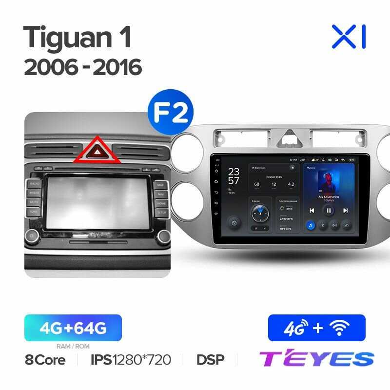 Магнитола Volkswagen Teyes X1 4G 2/32GB (F2)