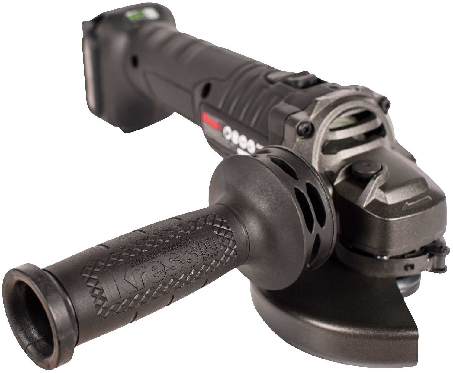 Аккумуляторная УШМ Kress KU801 Li-Ion 4.0 А·ч 20 В x2 кейс, 125 мм фотография 1