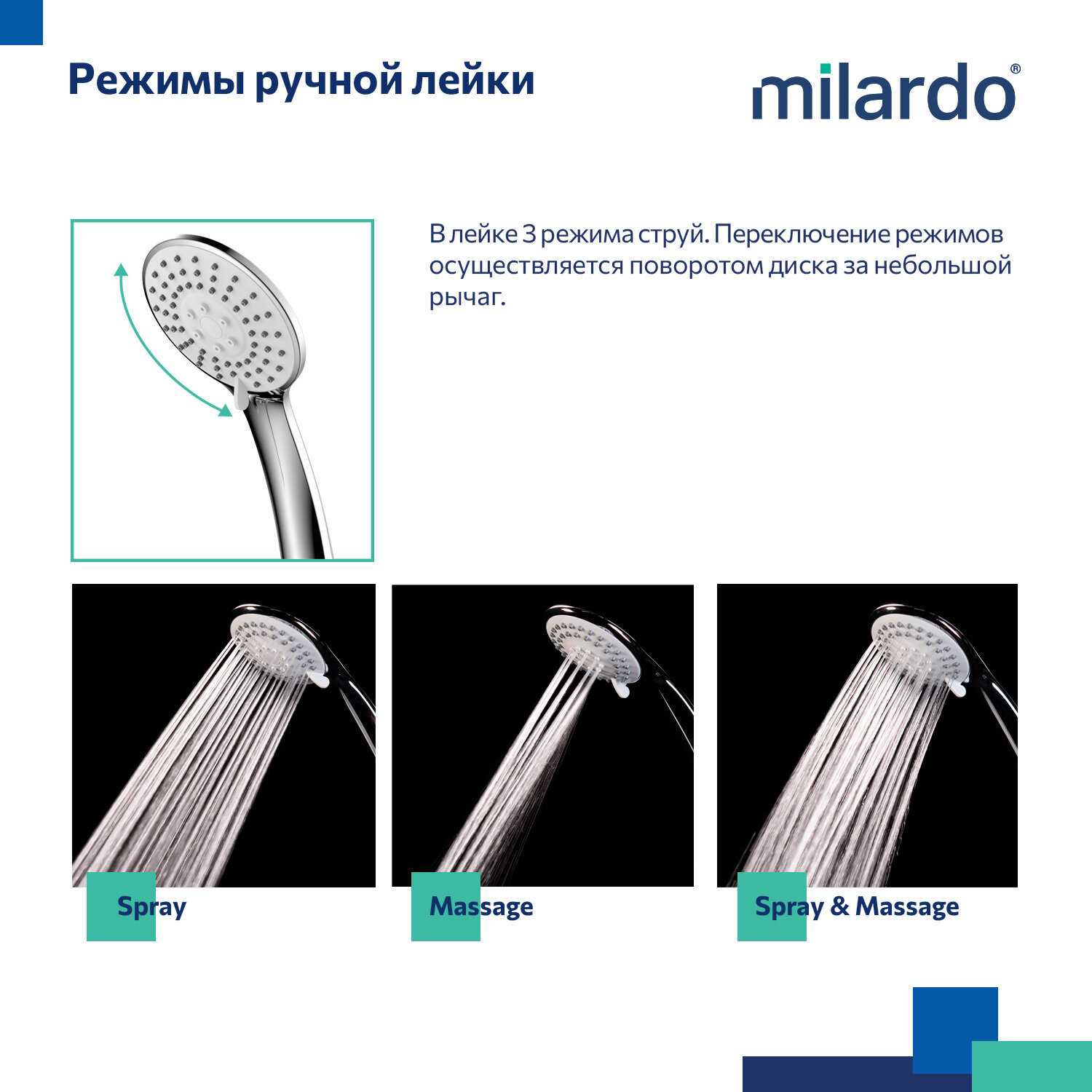 Смеситель для ванны Milardo Enjoy (ENJSB00M10) фотография 3