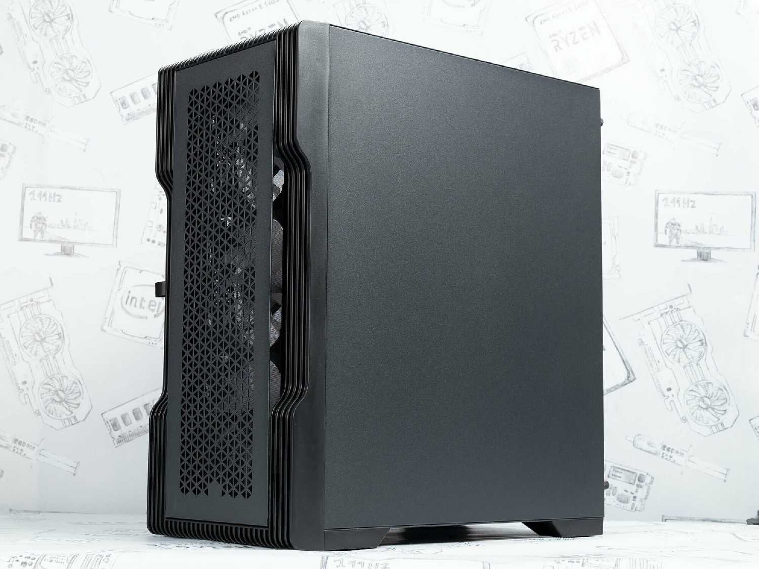 Корпус 1STPLAYER TRILOBITE T3 mATX, TG / 4x 120mm LED fans (T3-BK-4F1) фотография 17