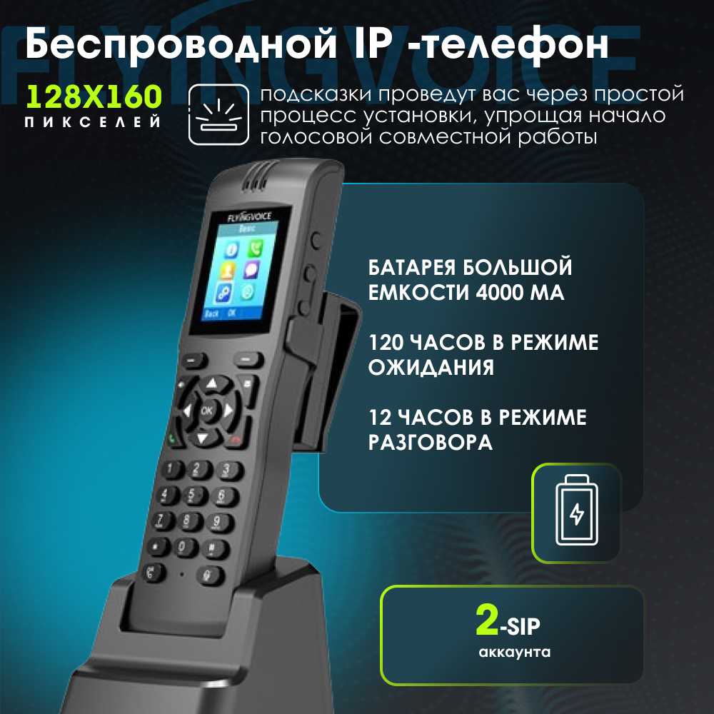 IP-телефон FLYINGVOICE FIP16Plus фотография 2
