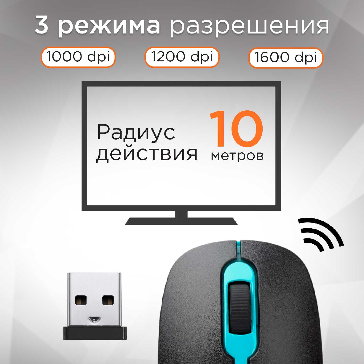 Мышь беспроводная Гарнизон GMW-460-1 фотография 10