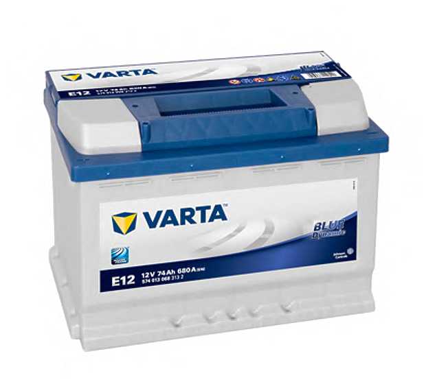 Автомобильный аккумулятор VARTA Blue Dynamic E12 (574 013 068) фотография 10