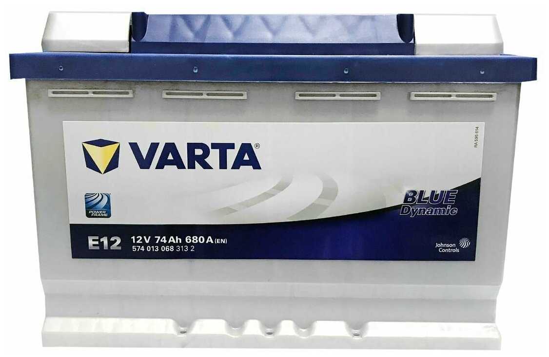 Автомобильный аккумулятор VARTA Blue Dynamic E12 (574 013 068) фотография 11
