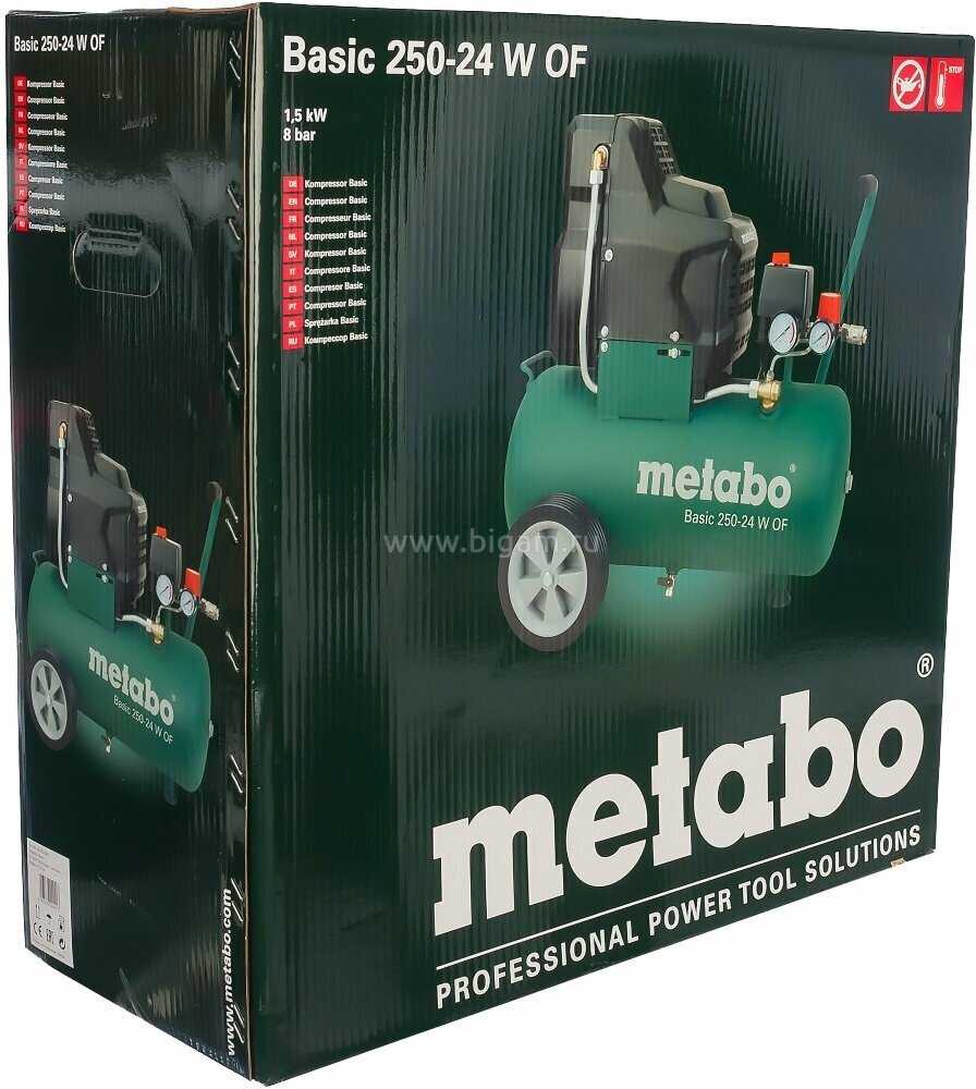 Компрессор Metabo Basic 250-24 W (1.5 кВт) фотография 13
