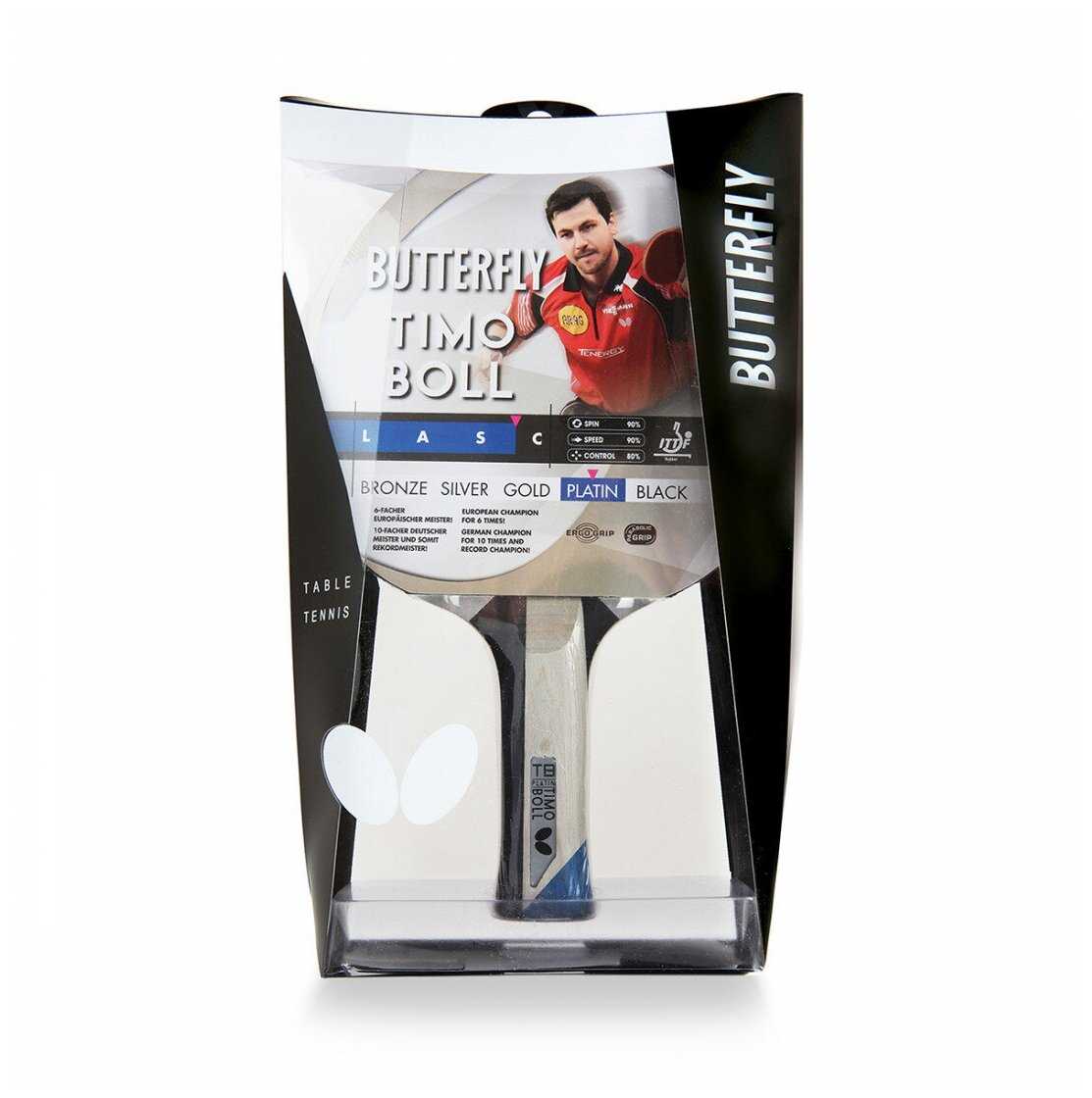 Ракетки для настольного тенниса Butterfly Timo Boll Platin фотография 14