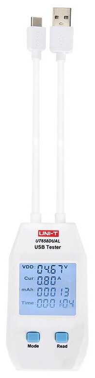 USB-мультиметр цифровой UNI-T UT658DUAL фотография 4