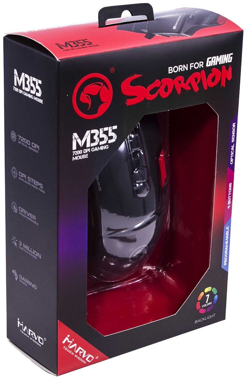 Мышь игровая Marvo M355 фотография 1