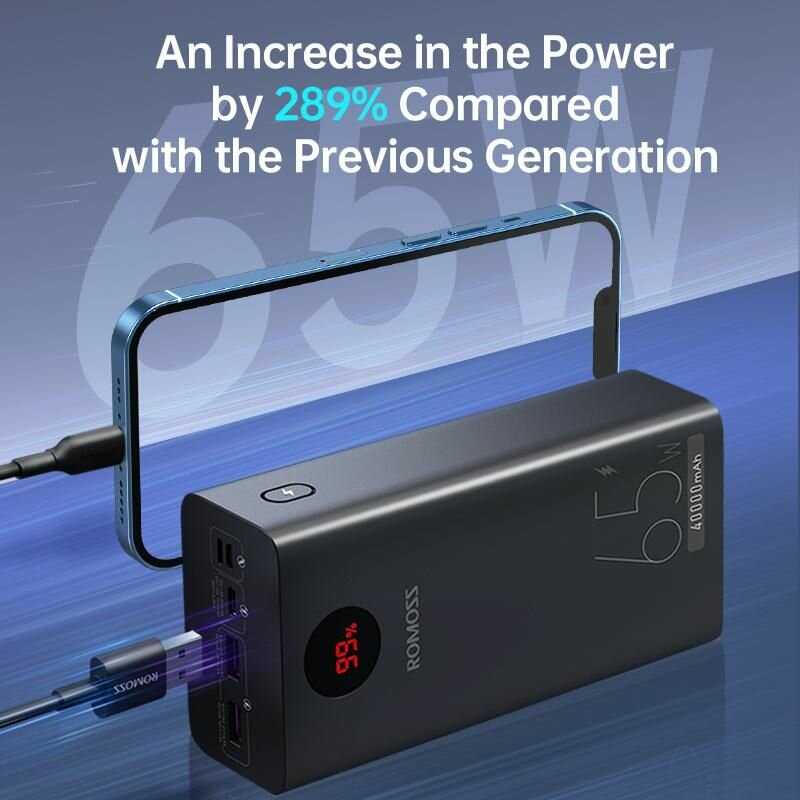 Внешний аккумулятор ROMOSS PEA40 Pro (40000 мАч, 65W Fast Charge) фотография 12