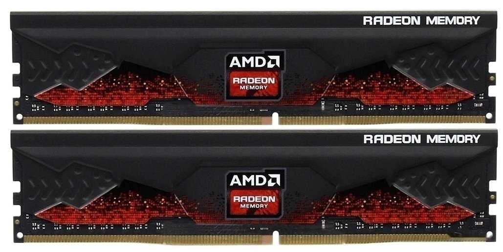 Оперативная память AMD Radeon R9 Gaming Series 64 ГБ DDR4 DIMM CL18 (R9S464G3606U2K)